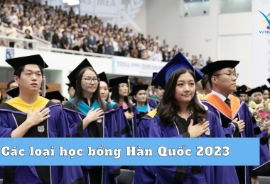 Các loại học bổng Hàn Quốc dễ xin nhất 2023 