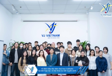 GLOBAL – VJ VIETNAM ĐÓN TIẾP ĐẠI HỌC CATHOLIC – KÝ KẾT HỢP TÁC & TỔ CHỨC HỘI THẢO TUYỂN SINH DU HỌC HÀN QUỐC