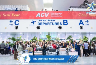 HỌC SINH VJ CẤT CÁNH, MỞ RA HÀNH TRÌNH TUỔI TRẺ 