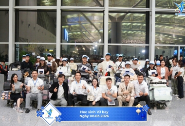 HÀNH TRÌNH MỚI – 27 HỌC SINH GLOBAL - VJ VIETNAM HÀ NỘI CHÍNH THỨC LÊN ĐƯỜNG DU HỌC HÀN QUỐC