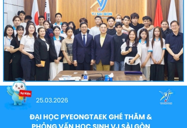 ĐẠI HỌC PYEONGTAEK GHÉ THĂM VÀ PHỎNG VẤN HỌC SINH GLOBAL - VJ VIETNAM KỲ THÁNG 06/2026