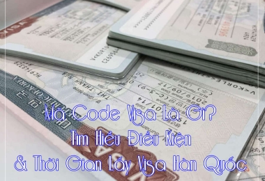 Mã Code Visa Là Gì? Tìm Hiểu Điều Kiện & Thời Gian Lấy Visa Hàn Quốc