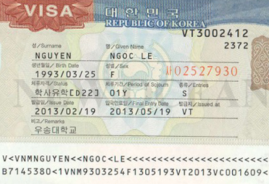 Hướng dẫn thủ tục xin visa du học Hàn Quốc 2023