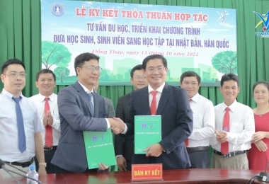 VJ Việt Nam hợp tác Đại học Songgok du học Hàn Quốc tại Đồng Tháp