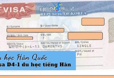 Du học tiếng Hàn Visa D4-1 vừa học vừa làm