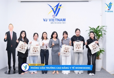 Trường Cao đẳng Y tế Wonkwang phỏng vấn trực tiếp tại Global – VJ Vietnam cho hồ sơ Visa D2